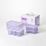 Thk_Soyoon Special Pack S 9-Piece Set Premium Freezer Storage Containers with Airtight Double Lock System _ made in Korea
